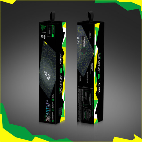 Razer雷蛇巨甲虫V2ESL特别版XXL电竞电脑游戏防滑鼠标桌面CS布垫 - 图2