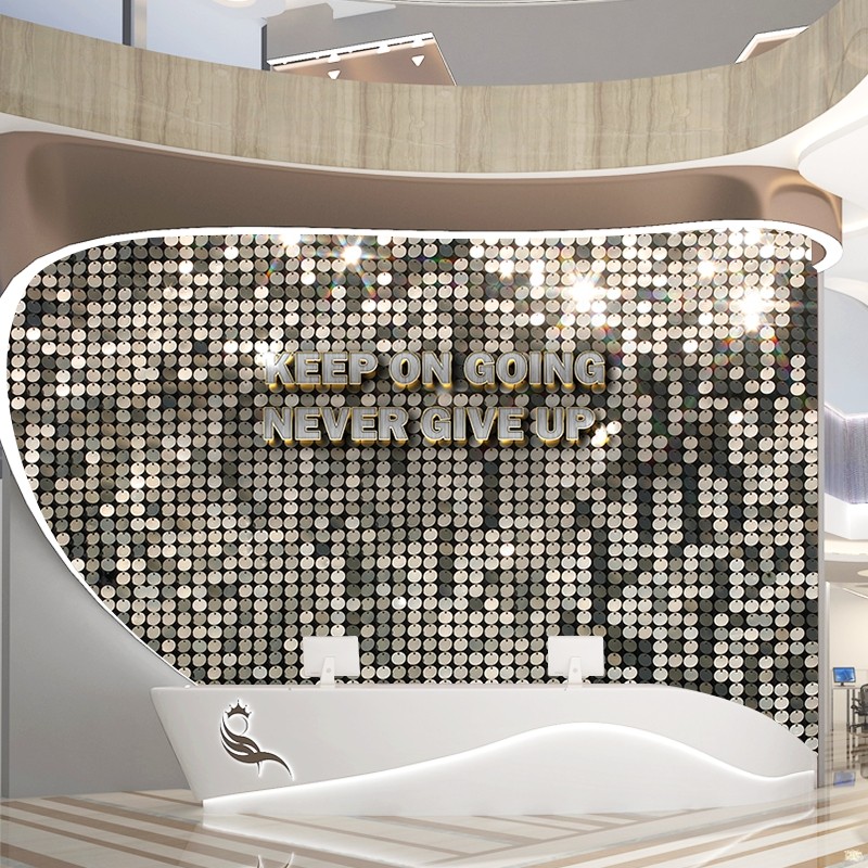 3D立体感炫彩马赛克格子网红拍照酒吧包厢背景墙镭射亮片KTV墙纸,淘宝优惠券,粉丝福利购,淘宝优惠卷