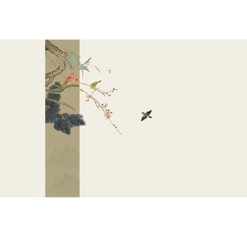 中式宋氏美学墙纸水墨山水背景墙布客厅沙发电视墙壁纸茶室装饰画,淘宝优惠券,粉丝福利购,淘宝优惠卷