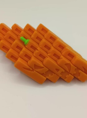 万圣节南瓜条3D打印模型摆件