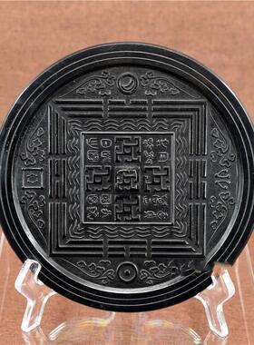 高锡铜镜仿古青铜器黑漆古唐镜汉代镜葵花镜六棱镜瑞兽海兽葡萄镜