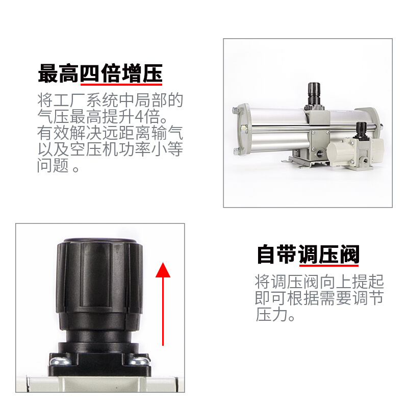 气动增压阀vba10a-02气体vba40a-04gn空气气压vba20a储气罐增压泵