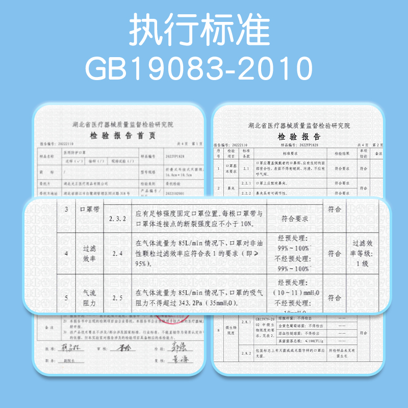 医用防护口罩一次性医疗级成人正品官方旗舰店单独包装3d立体男女 - 图1