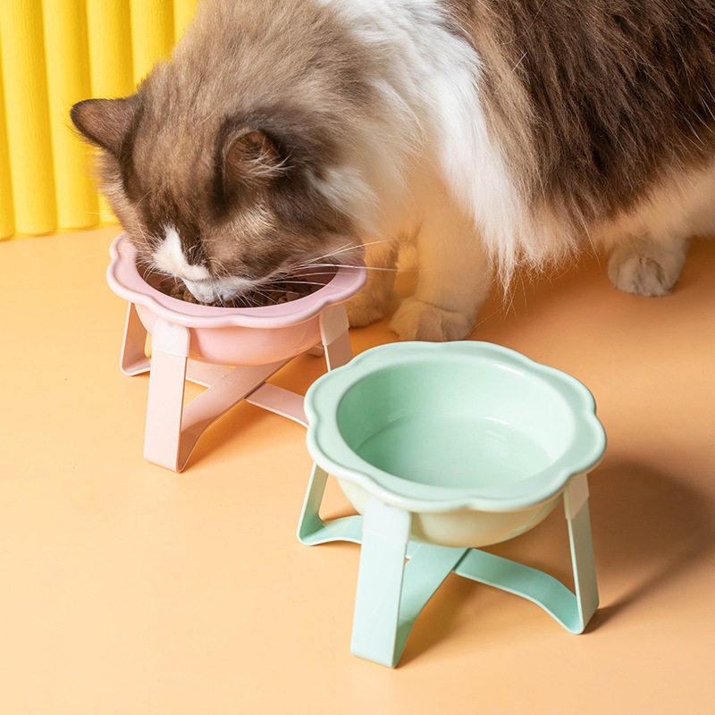 猫粮碗支架雪糕宠物陶瓷增高食盆大口径防打翻保护脊椎高颜值家用,淘宝优惠券,粉丝福利购,淘宝优惠卷