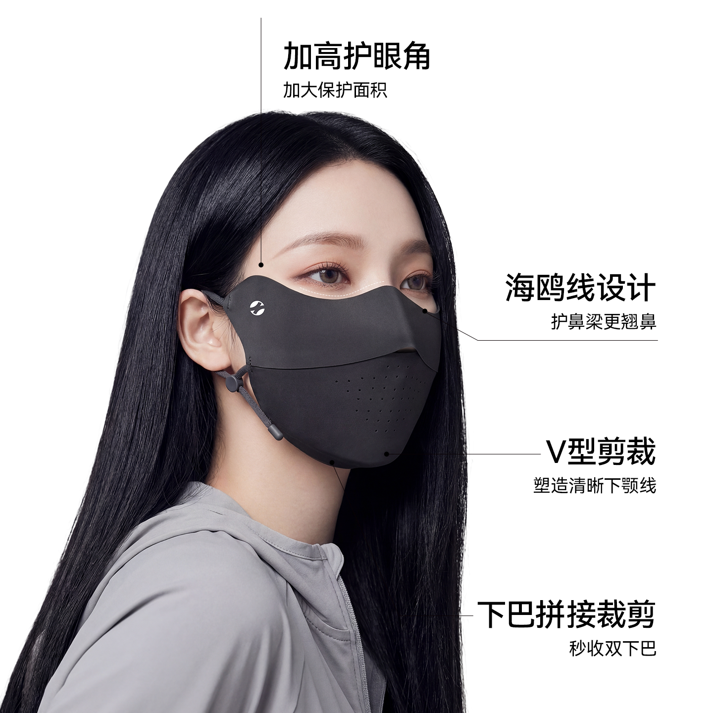 澳绒保暖口罩女高颜值东北骑行滑雪防寒防风透气防晒面罩男秋冬季