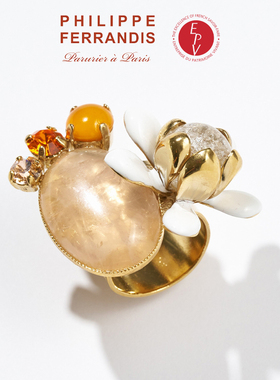 AZLOOK【法国进口】菲昂迪斯 NER52橙花高定系列戒指