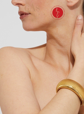 GASBIJOUX宽版手镯AZLOOK时尚