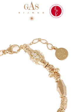 AZLOOK【法国珈思】GAS BIJOUX秘境系列串珠镶嵌宝石锁骨项链手链