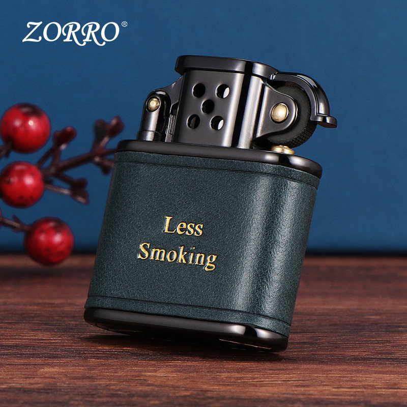 ZORRO/佐罗老九门手工包皮煤油防风打火机男女生创意打火机礼物,淘宝优惠券,粉丝福利购,淘宝优惠卷