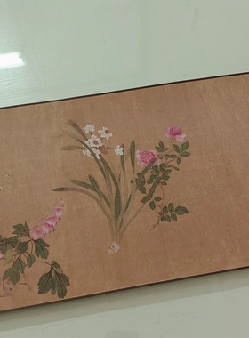 清恽寿平百花图卷大都会博物馆藏