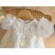 Girls, children, princess dress, summer baby, child, birthday, wedding dress, flower girl, white one-year-old dress, baby