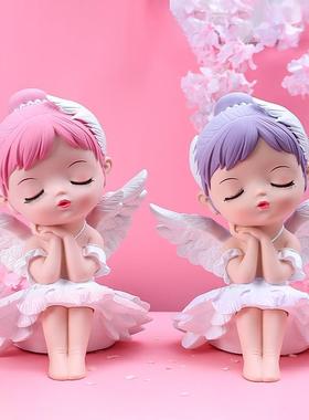 创意新款礼品贝拉芭蕾女孩大容量硬币收纳搪胶储蓄罐学生礼品摆件