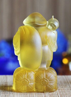 热销琉璃大黑天招财摆件居家室内商铺柜台桌面摆放日式大黑天神像