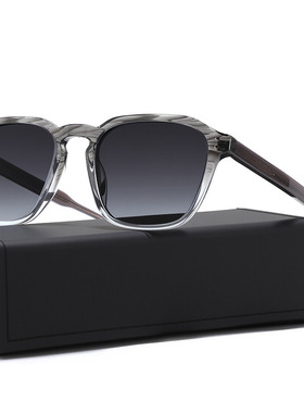 日本品质温州板材太阳镜女时尚多边形窄框出游防晒简约百搭欧美风