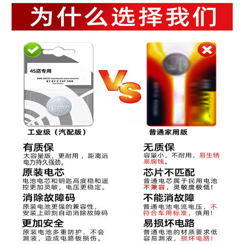 沃尔沃专用汽车钥匙电池XC60/S90/S60/s60l/S40/S80L/XC90/XC40/V60/V90/C30/C40/XC70小遥控器纽扣电子原装. - 图1