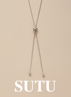 素图s925纯银蛇骨链女简约高级