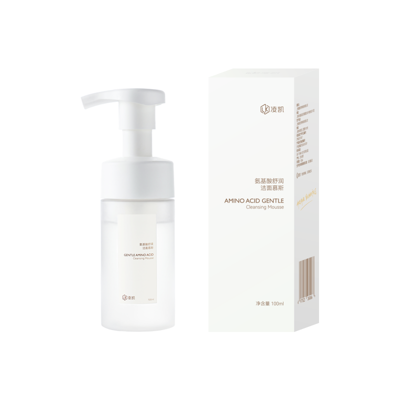 凌凯氨基酸温和洁面慕斯清洁肌肤保湿控油舒缓100ML