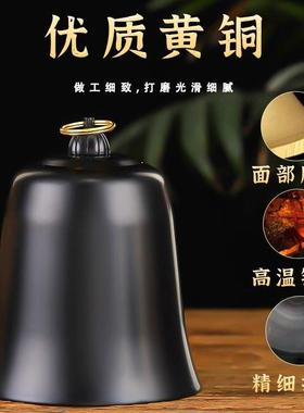 铜钟纯铜风铃挂件庭院风水铜铃铛摆件家居佛堂手敲钟中式大门挂饰