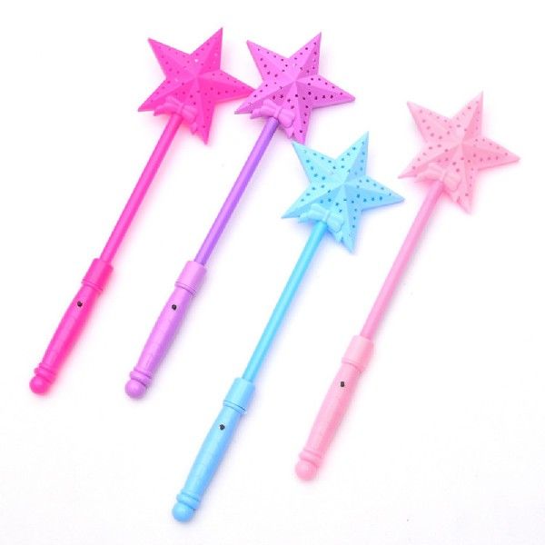 网红Magic Luminous Star LED Glow Stick Flashing Light Up Wan - 图0