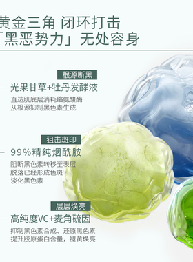 晓美光果甘草肌透精华乳保湿补水提亮润白改善黄黑皮淡化痘印105g