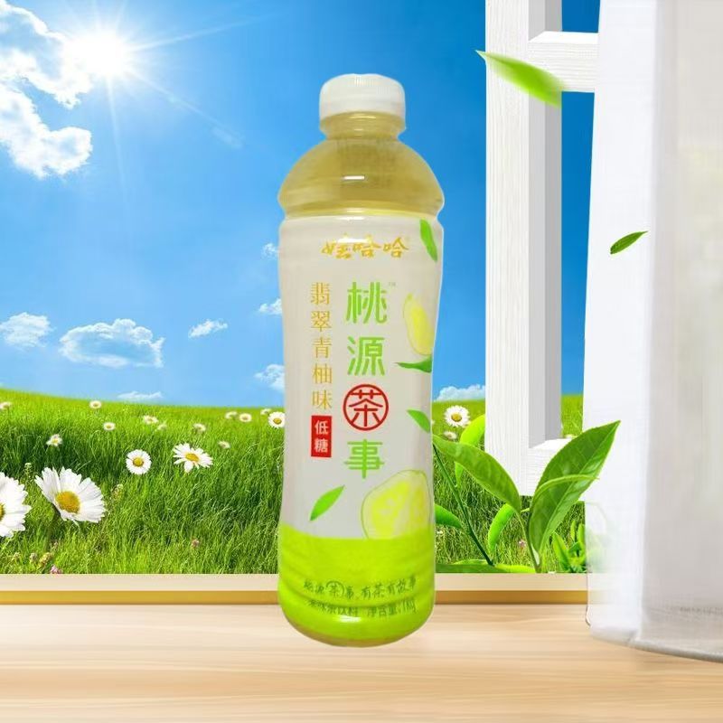 娃哈哈桃源茶事1升大瓶装低糖饮料蜜桃乌龙荔枝青提味混合一整箱