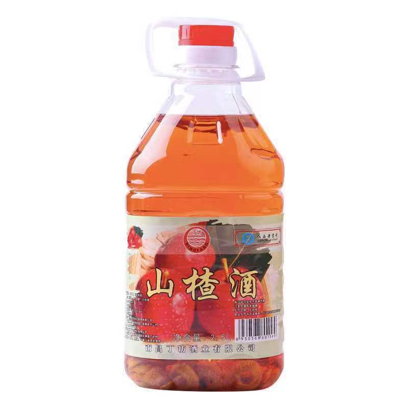8度38度山楂酒2.5升桶装女士果酒浸泡型山楂酒果味酒