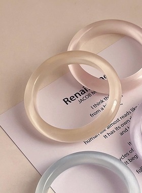 ATM专柜品质正品白月光琉璃猫眼手镯女冰冰蓝国风新中式