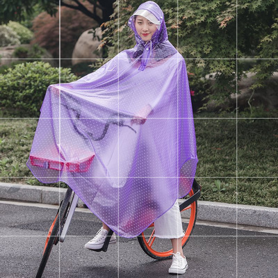 推荐Bike raincoat men and women mountain bike transparent bi - 图3