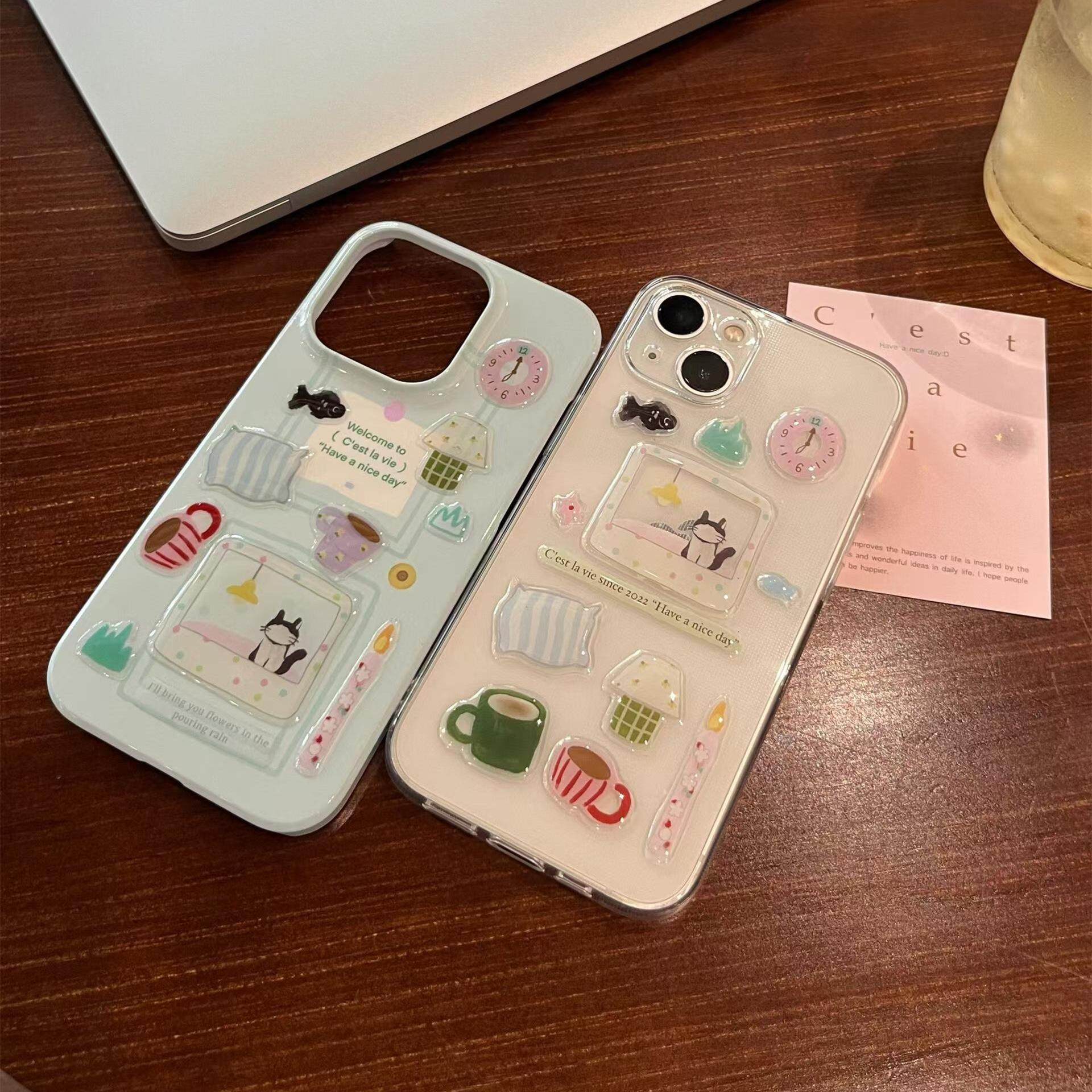 复古可爱猫咪插画滴胶贴纸手机ipad电脑diy装饰手帐咕卡立体贴纸,淘宝优惠券,粉丝福利购,淘宝优惠卷