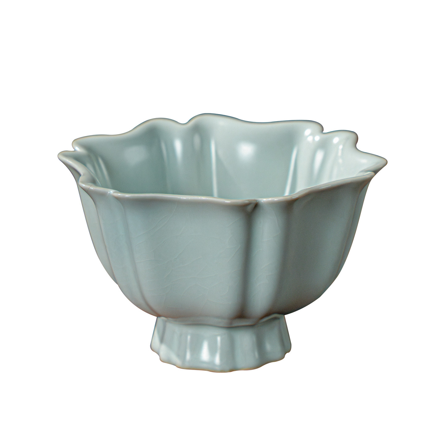 汝窑主人杯单杯高档陶瓷茶盏中式礼品景德镇汝瓷茶杯葵花杯礼盒装,淘宝优惠券,粉丝福利购,淘宝优惠卷