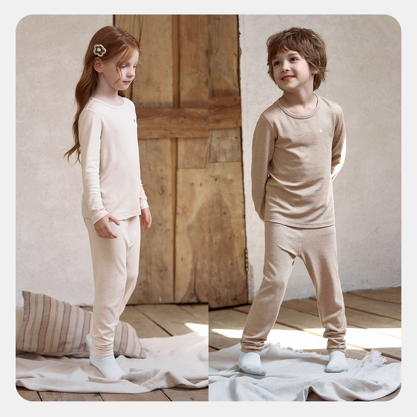 Mini Balabala baby underwear set for boys and girls