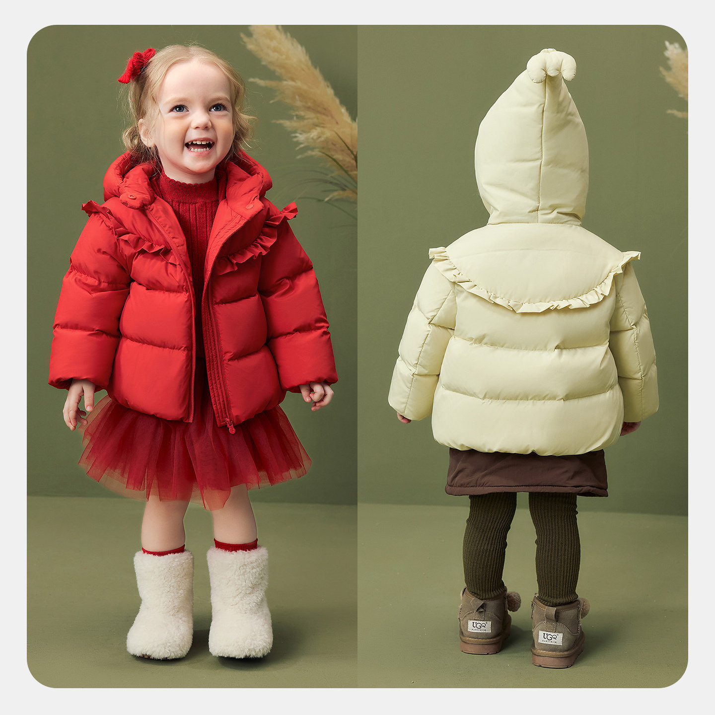 迷你巴拉巴拉婴儿三防羽绒服女童宝宝甜美可爱外套2025冬季新款小,淘宝优惠券,粉丝福利购,淘宝优惠卷