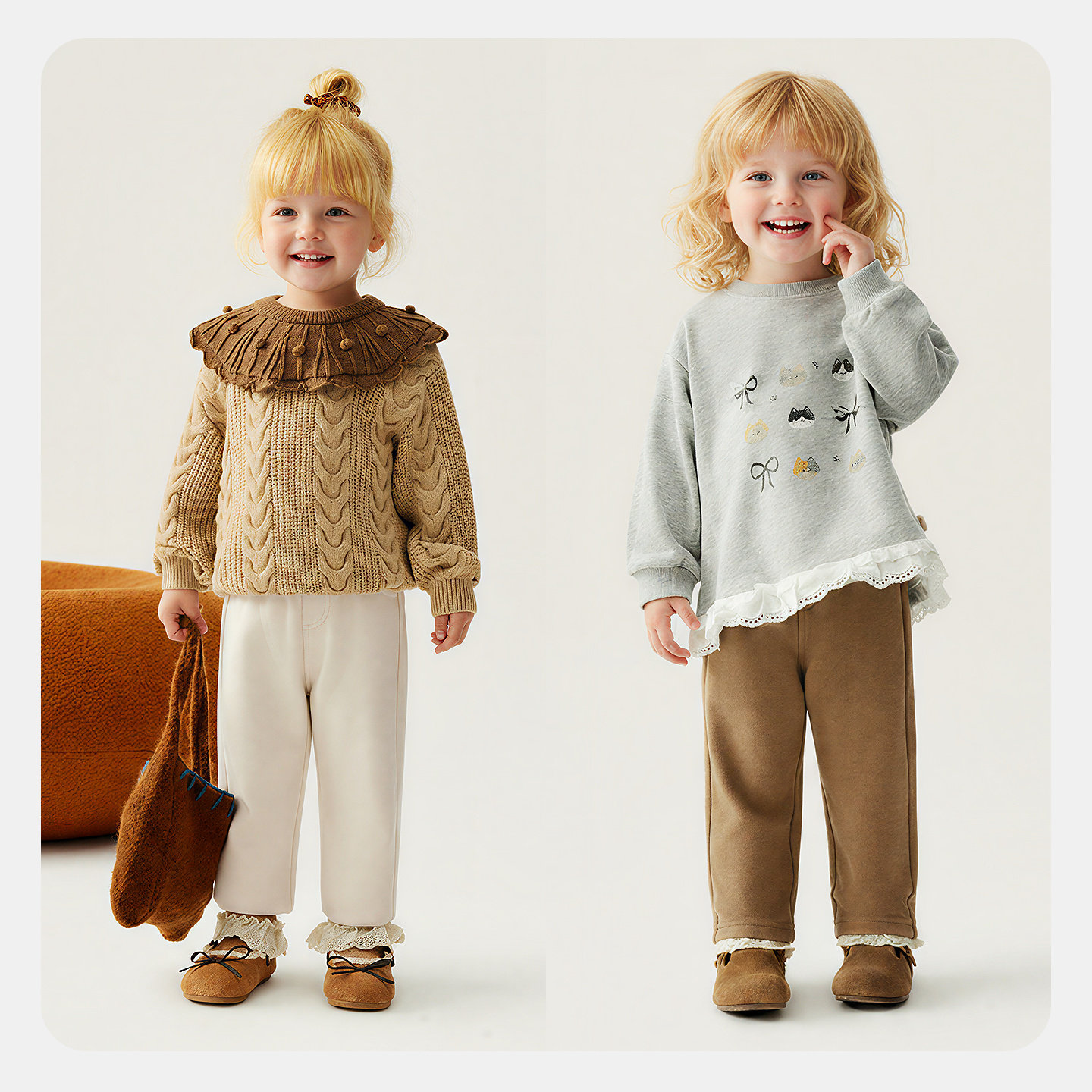 迷你巴拉巴拉女童宝宝打底裤加绒冬季直筒裤儿童亲肤仿牛仔裤子小,淘宝优惠券,粉丝福利购,淘宝优惠卷