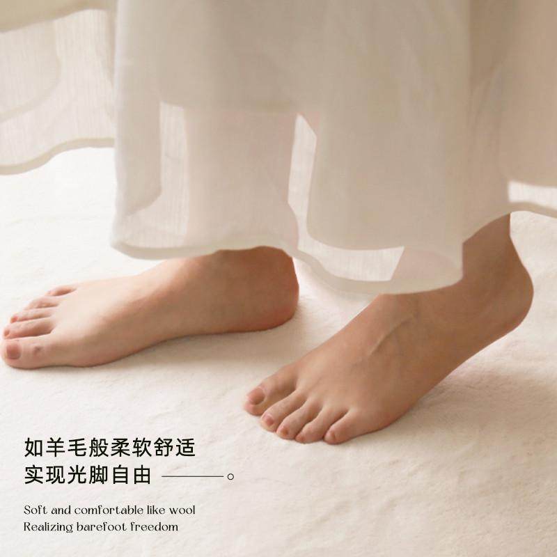 卧室地毯床边毯高级色女孩主卧床前加厚长条毯轻奢茶几毯床下地垫,淘宝优惠券,粉丝福利购,淘宝优惠卷