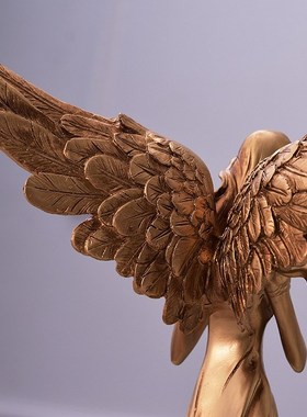 欧式雕塑天使女神人物摆件家居y办公室客厅装饰品电视书柜艺术礼