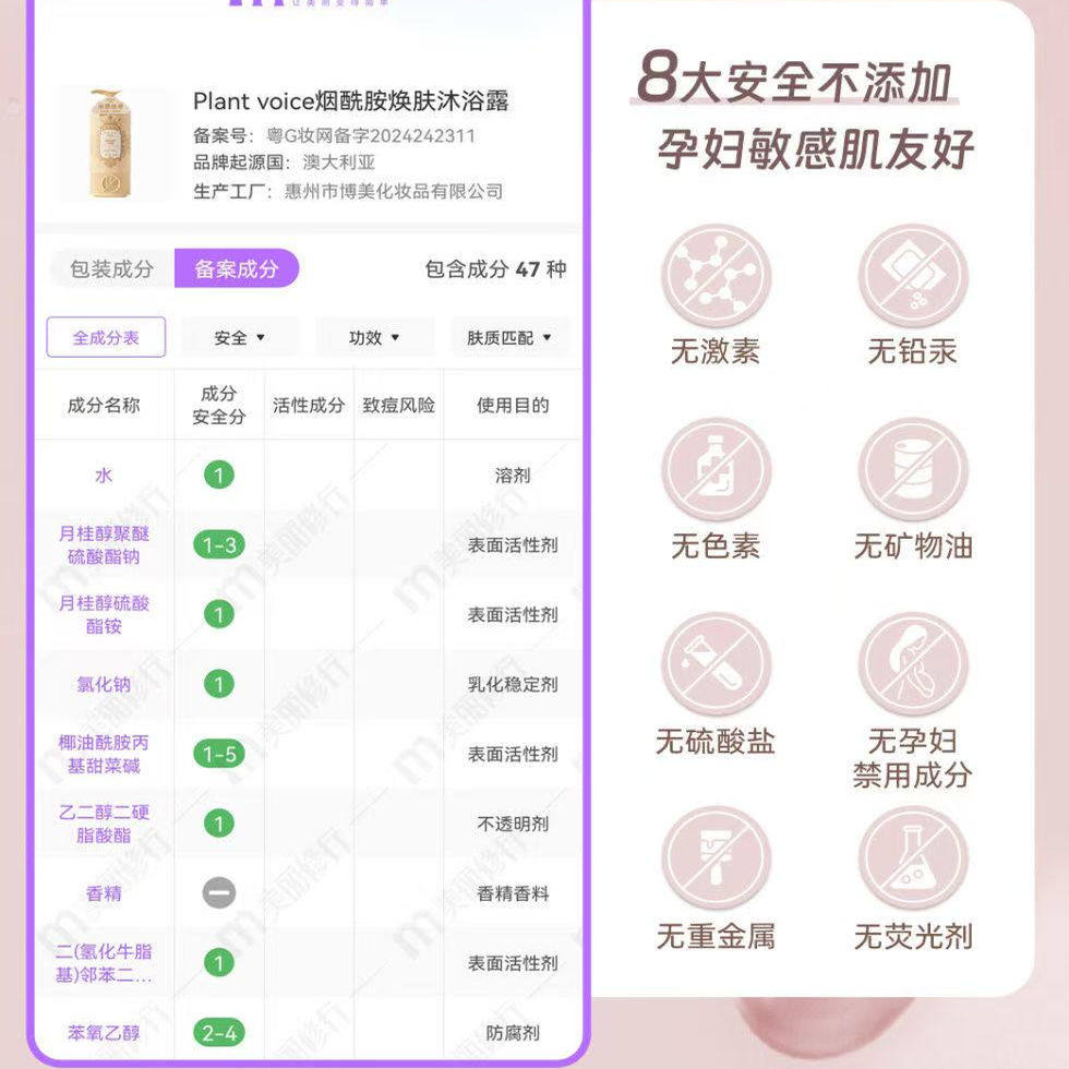 Plantvoice植物语录白松露烟酰胺焕肤沐浴露滋润补水保湿留香官方,淘宝优惠券,粉丝福利购,淘宝优惠卷