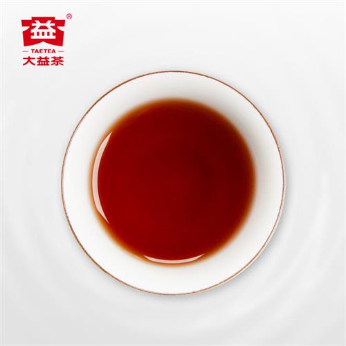 大益普洱茶 普知味熟茶茶叶357g礼盒装 云南勐海七子饼茶2301批次 - 图1