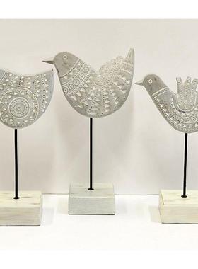 东南亚覆古饰品电视柜装饰斯堪的纳维亚现代风格客厅入口桌面创意