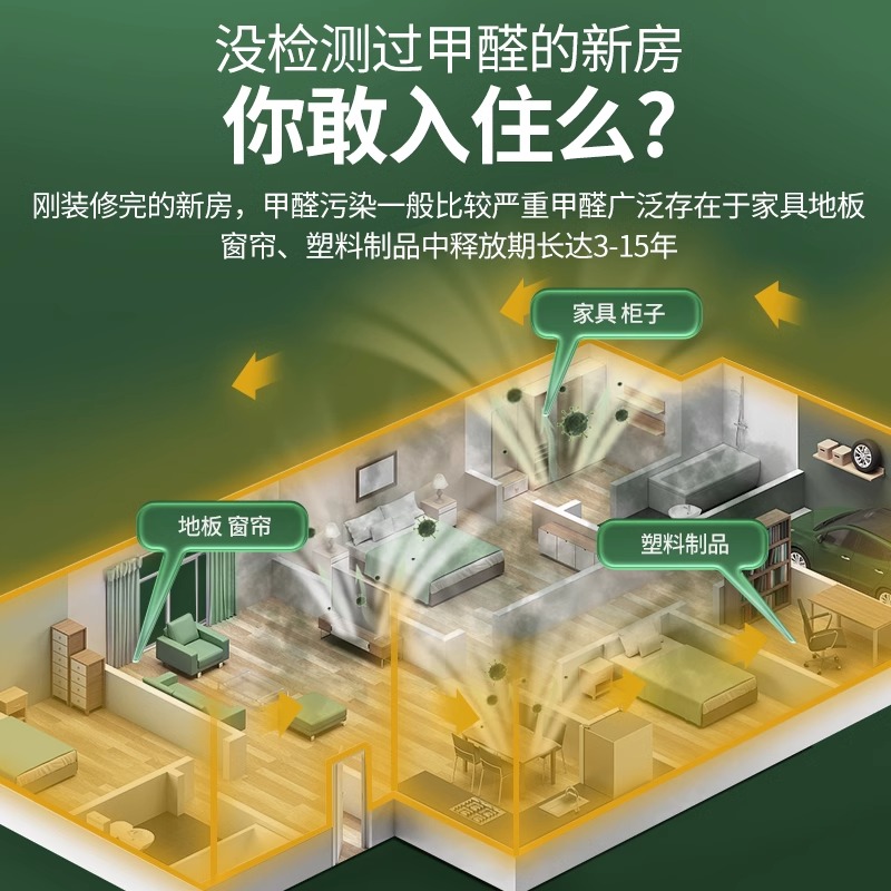 甲醛测试仪自测盒检测仪器专业家用测新房子室内空气质量试纸试剂