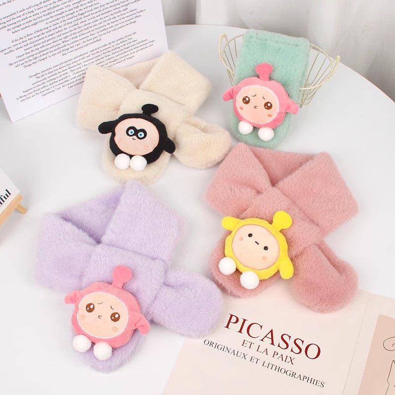 蛋仔派对儿童围巾冬季防寒加厚保暖男女宝宝学生可爱卡通毛绒围脖,淘宝优惠券,粉丝福利购,淘宝优惠卷