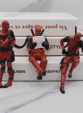 桌搭电竞桌面装饰摆件办公室男生发疯搞怪电脑趴趴工位死侍车载