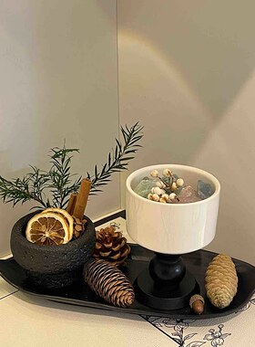 玄关轻奢无火香薰钥匙收纳摆件