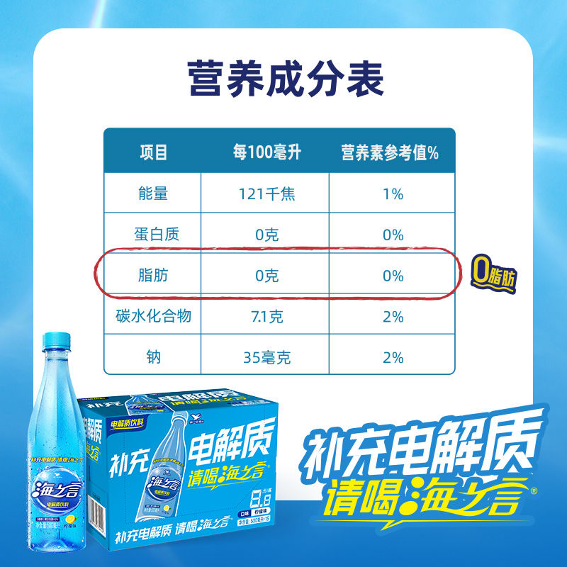 统一海之言饮料330ml/6/12瓶整箱运动流汗补充电解质混合口味夏季 - 图2