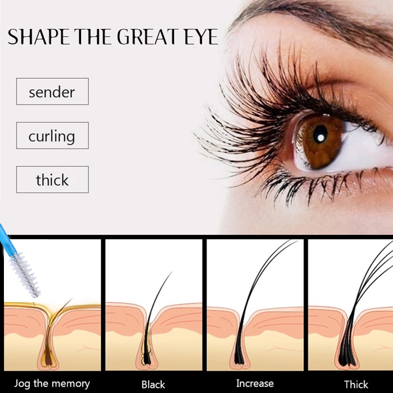 速发Eyelash Growth Serum Eye Lash Care Eyebrow Enhancer Thic - 图1