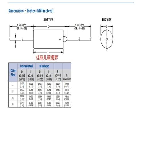 【议价】美国KEMET 35v 082uf钽电容 - 图2