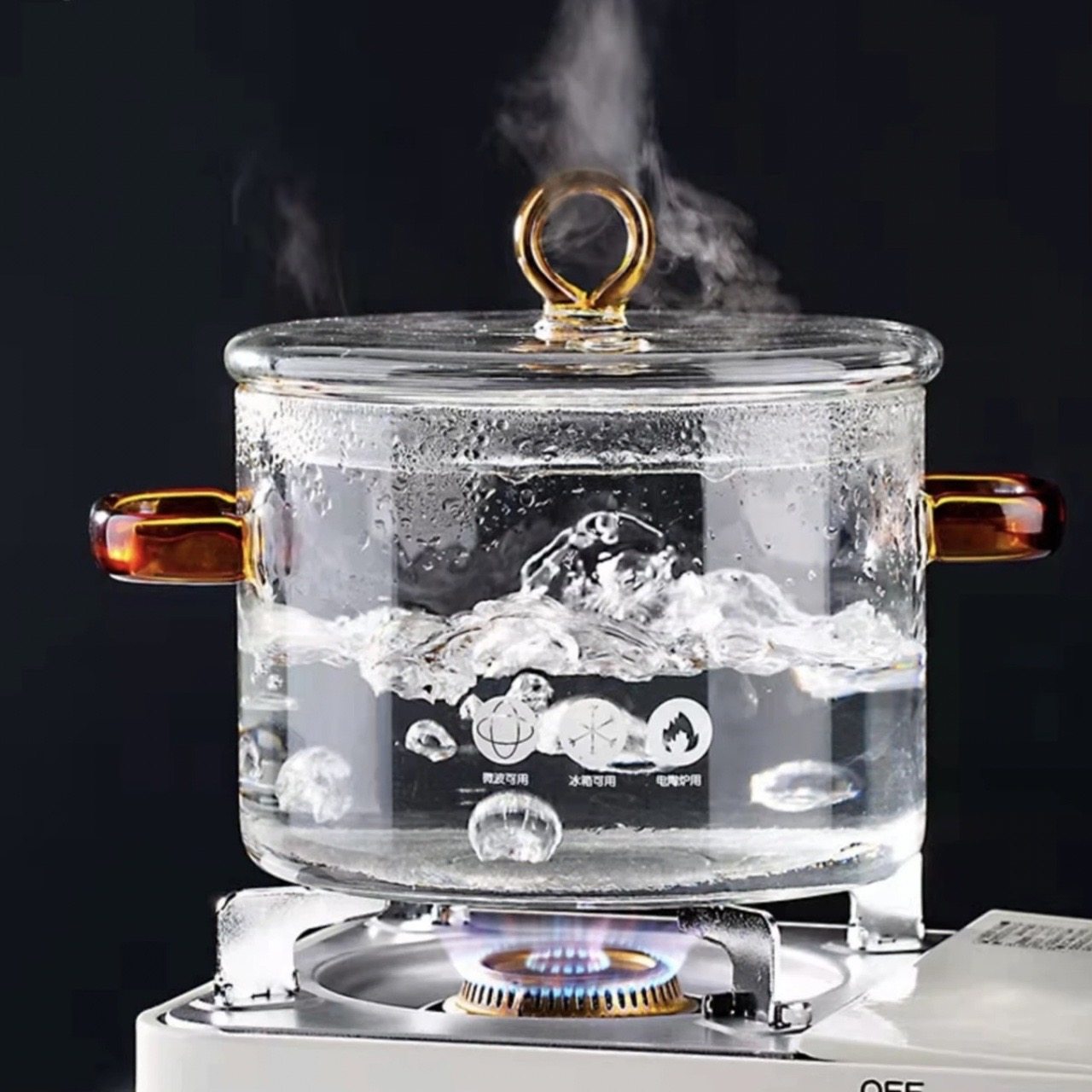 双耳大汤锅1500ml明火高温泡面碗银耳锅大容量耐高温,淘宝优惠券,粉丝福利购,淘宝优惠卷