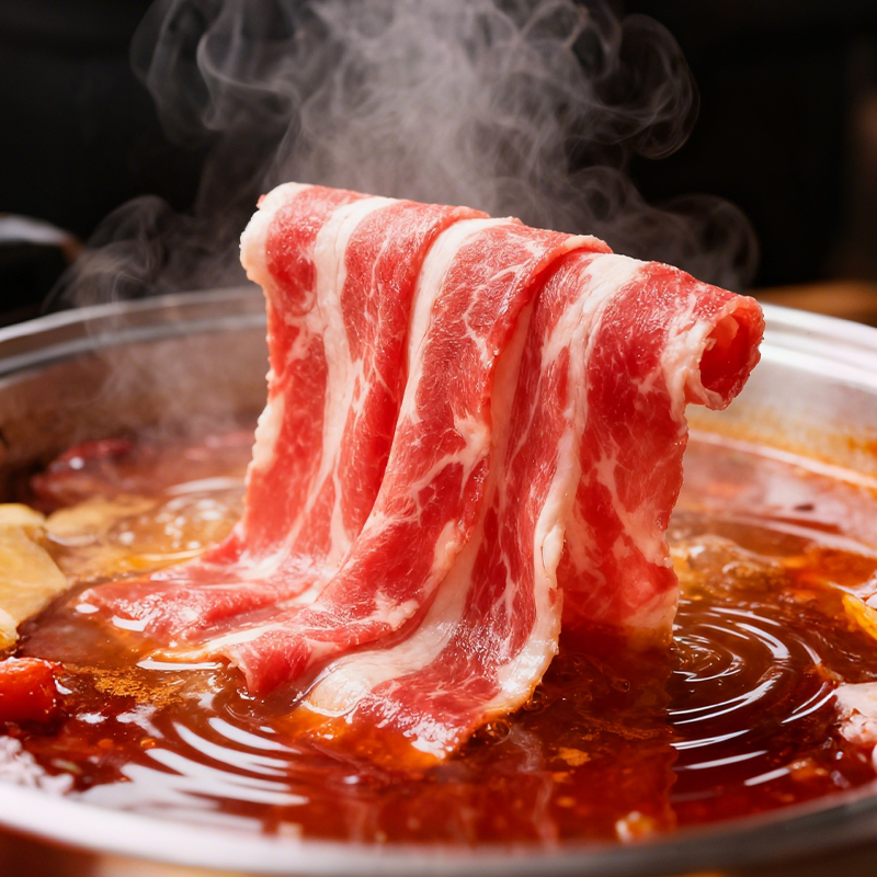 哥哥鲜进口肥牛肉卷澳洲安格斯牛肉卷雪花肥牛肉片火锅烧烤食材