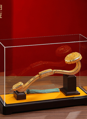 大明铜匠花丝如意铜摆件中式家居客厅办公室装饰结婚乔迁新居礼物