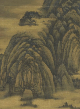 五代十国董源洞天山堂图复古书画