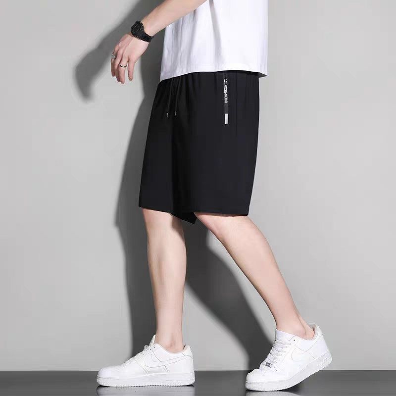 夏季休闲运动冰丝五分裤裤男士薄款速干短裤锦纶宽松大码弹力外穿,淘宝优惠券,粉丝福利购,淘宝优惠卷